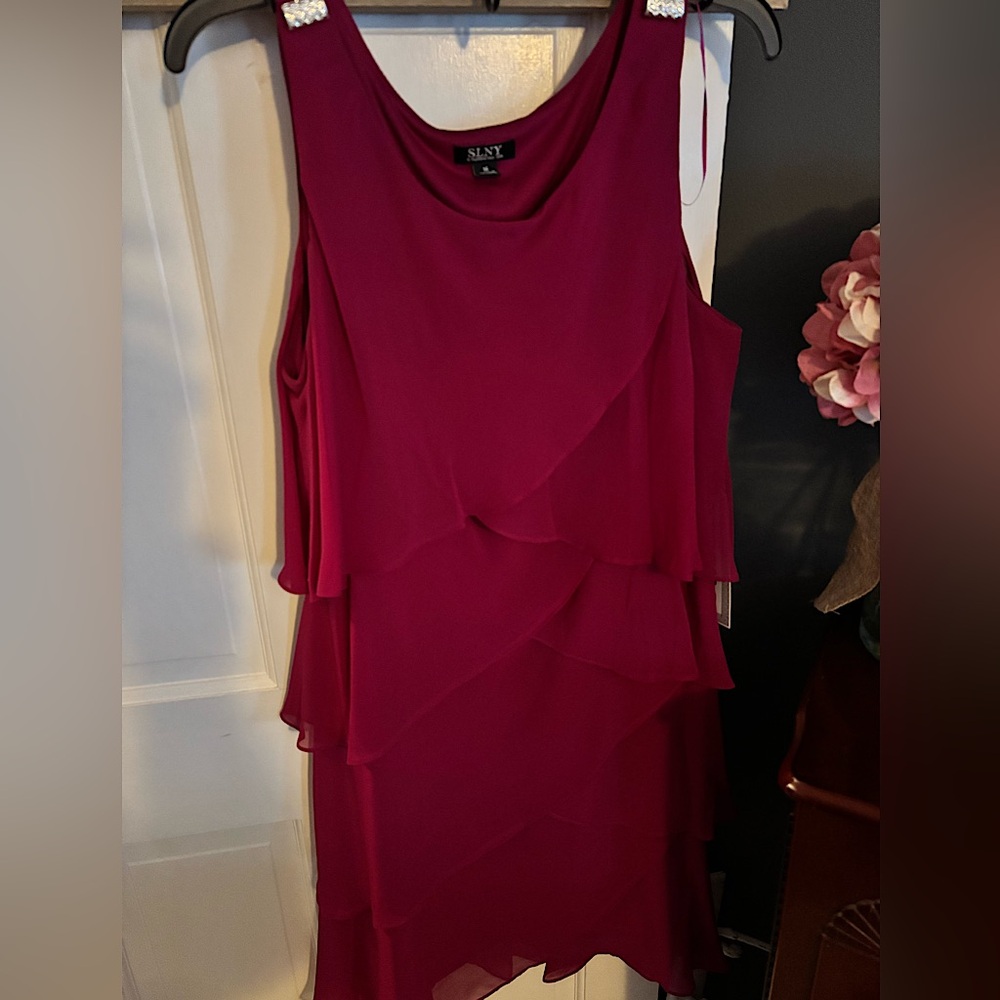 Semi formal women’s dress - burgundy